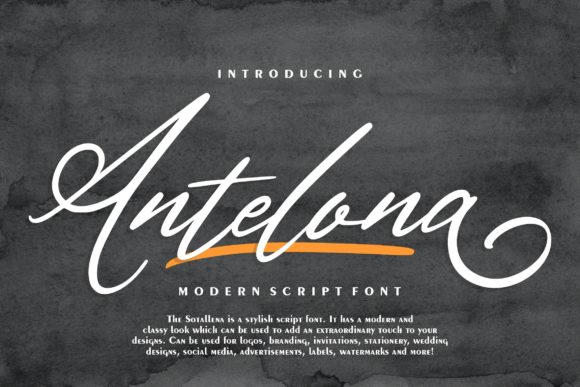 Antelona Script: The Perfect Font for Handwritten Branding and Design