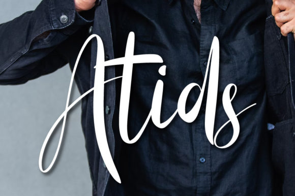 Atids Script for Creative Web Design and Branding