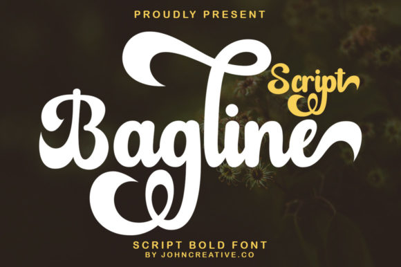 Bagline Script: A Retro Handwritten Font for Authentic Branding