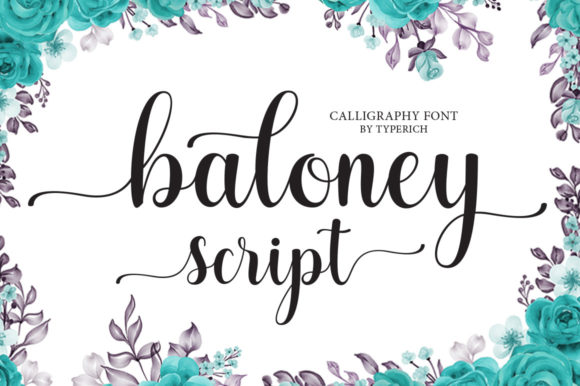 Baloney Script: A Romantic Typeface for Handwritten Branding