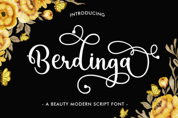 Berdinga Script for Creative Branding and Handwritten Design