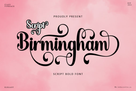 Birmingham Script: A Font for Timeless Editorial Design