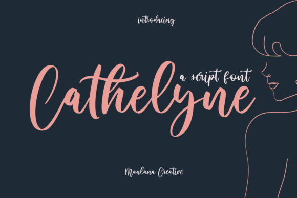 Cathelyne Script for Creative Campaigns and Branding