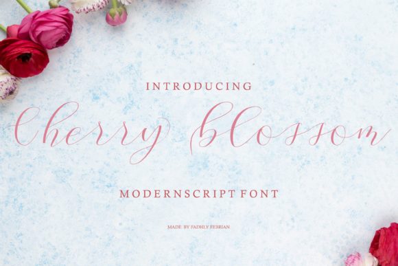 Cherry Blossom Script for Campaign Designers and Brand Creators