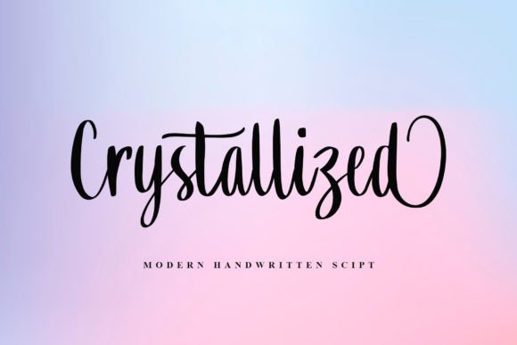 Crystallized Script for Web Designers and Creative Brands
