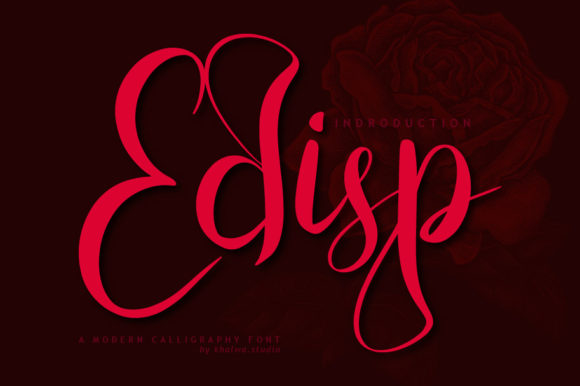 Edisp Script for Timeless Branding and Handwritten Elegance