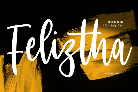 Feliztha Script: A Versatile Script Font for Editorial Design
