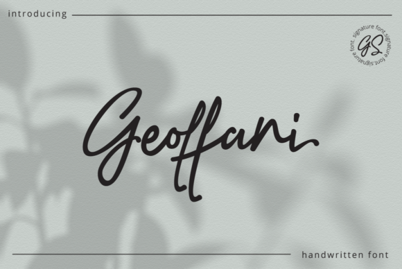 Geoffani Script: A Stylish Script Font for Editorial Design