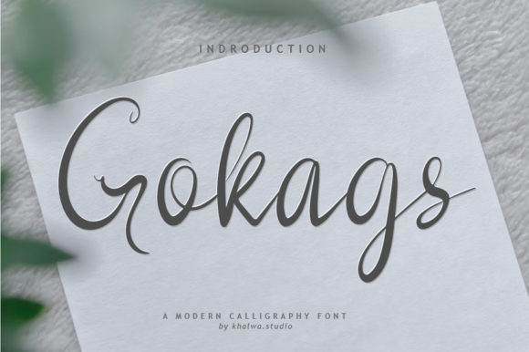 Gokags Script: A Timeless Handwritten Font for Creative Makers