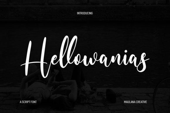 Hellowanias Script for Creative Branding and Handwritten Design