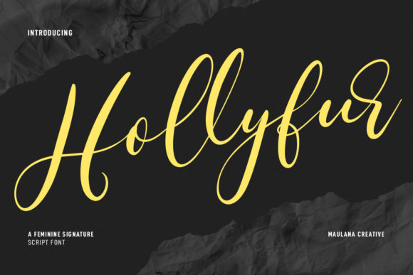 Hollyfur Script: The Perfect Font for Elegant Branding and Creative Design