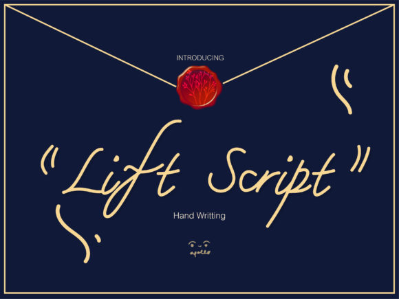 Lift Script: A Script Font for Elegant Editorial Design