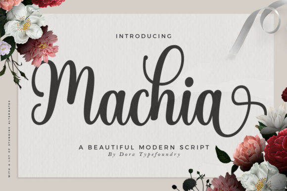 Machia Script: The Font That Elevates Your Brand’s Visual Story