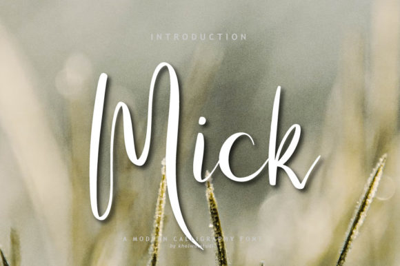 Mick Script for Branding and Creative Design