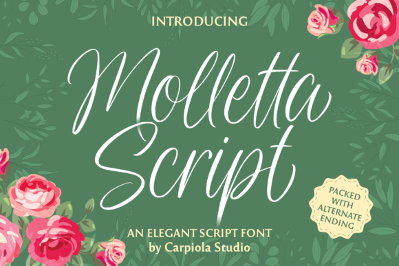 Molleta Script: A Timeless Handwritten Font for Crafters and Designers