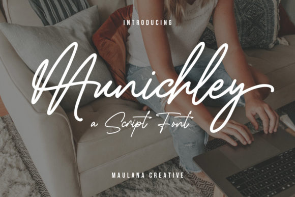 Munichly Script: A Warm, Expressive Script Handwritten Font for Makers