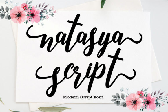 Natasya Script Font for Elegant, Recognizable Campaign Visuals