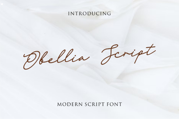 Obellia Script: A Delicate Script Font for Web Design and Branding