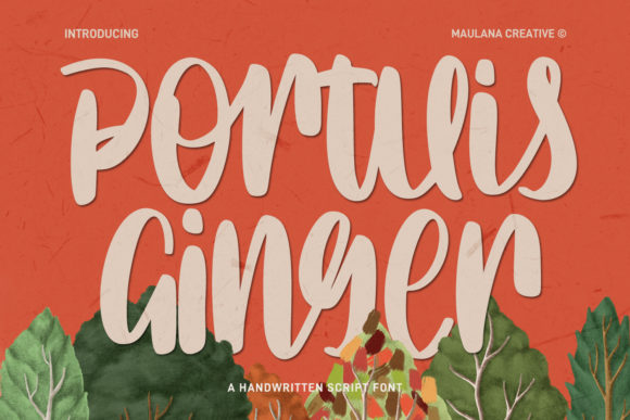 Portuis Ginger Script for Creative Branding and Design