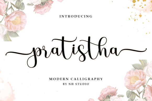 Pratistha Script: A Sweet Handwritten Font for Creative Design