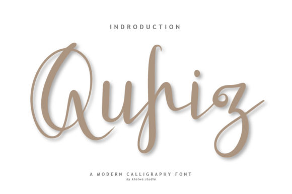Qufiz Script: A Font That Elevates Your Brand’s Visual Story
