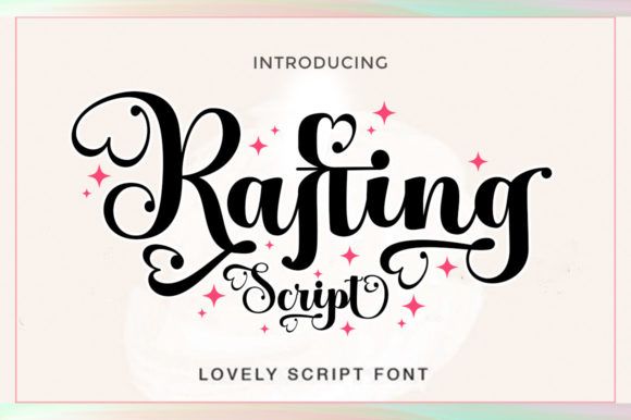 Rafting Script Font for Handmade Branding & Printables