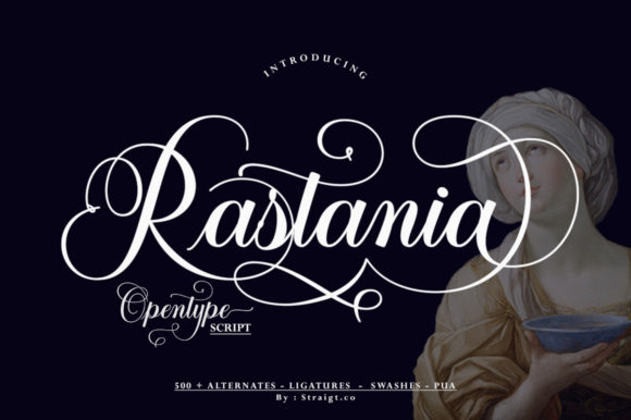 Rastania Script for Business Branding and Design