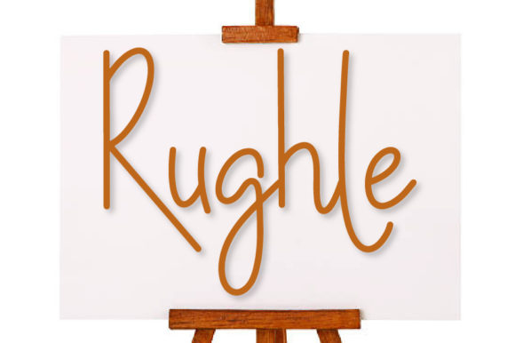 Ruglhe Script Font for Elegant Logos and Handwritten Branding