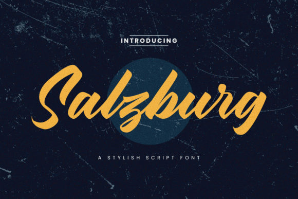Salzburg Script: A Timeless Script Font for Handmade Creators