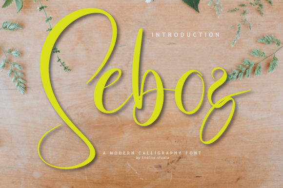 Seboz Script: A Timeless Handwritten Font for Crafters and Product Creators