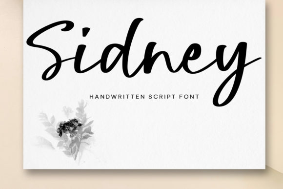 Sidney Script for Editorial Design and Creative Branding