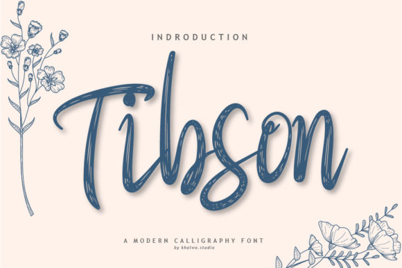 Tibson Script: A Versatile Script Font for Editorial Design