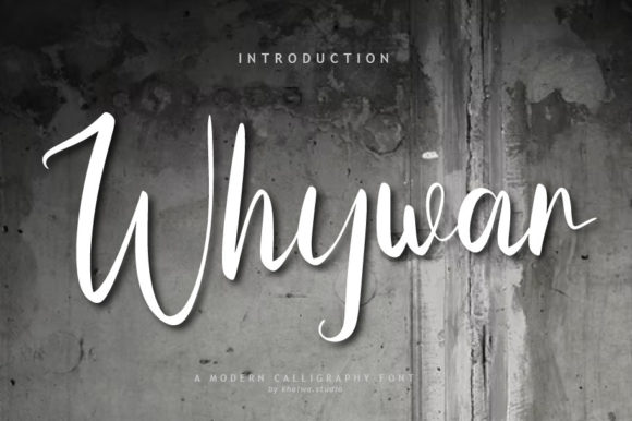 Whywar Script: A Timeless Handwritten Font for Editorial Design