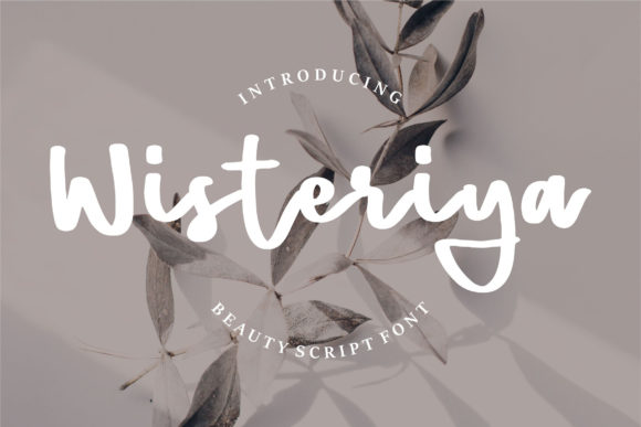 Wisteriya Script for Creative Campaigns and Branding